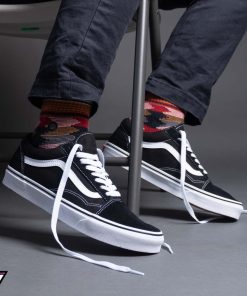 VN Old Skool Negro Blanco VN000D3HY28