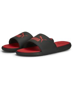 Zapatilla PM Cool Negro Rojo 389113 06