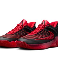 Alternative view of NK Giannis Immortality 4 Negro Rojo FQ3680 004