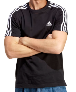 Remera ADD Negro Rayas IC9334