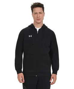 Campera con cierre UA Negro 1379767 001