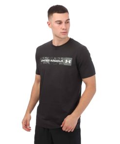 Remera UA Negro Camo 1376830 001