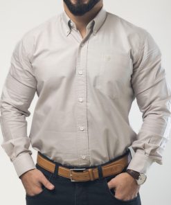 Camisa Guns Crema mangas largas 054909