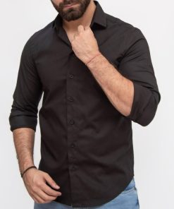 Camisa Guns Negro mangas largas 058702