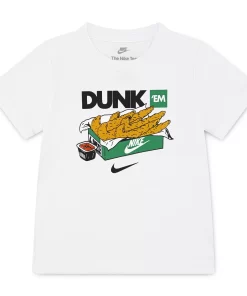 Remera NK Dunk Blanco KIDS 76N064 001