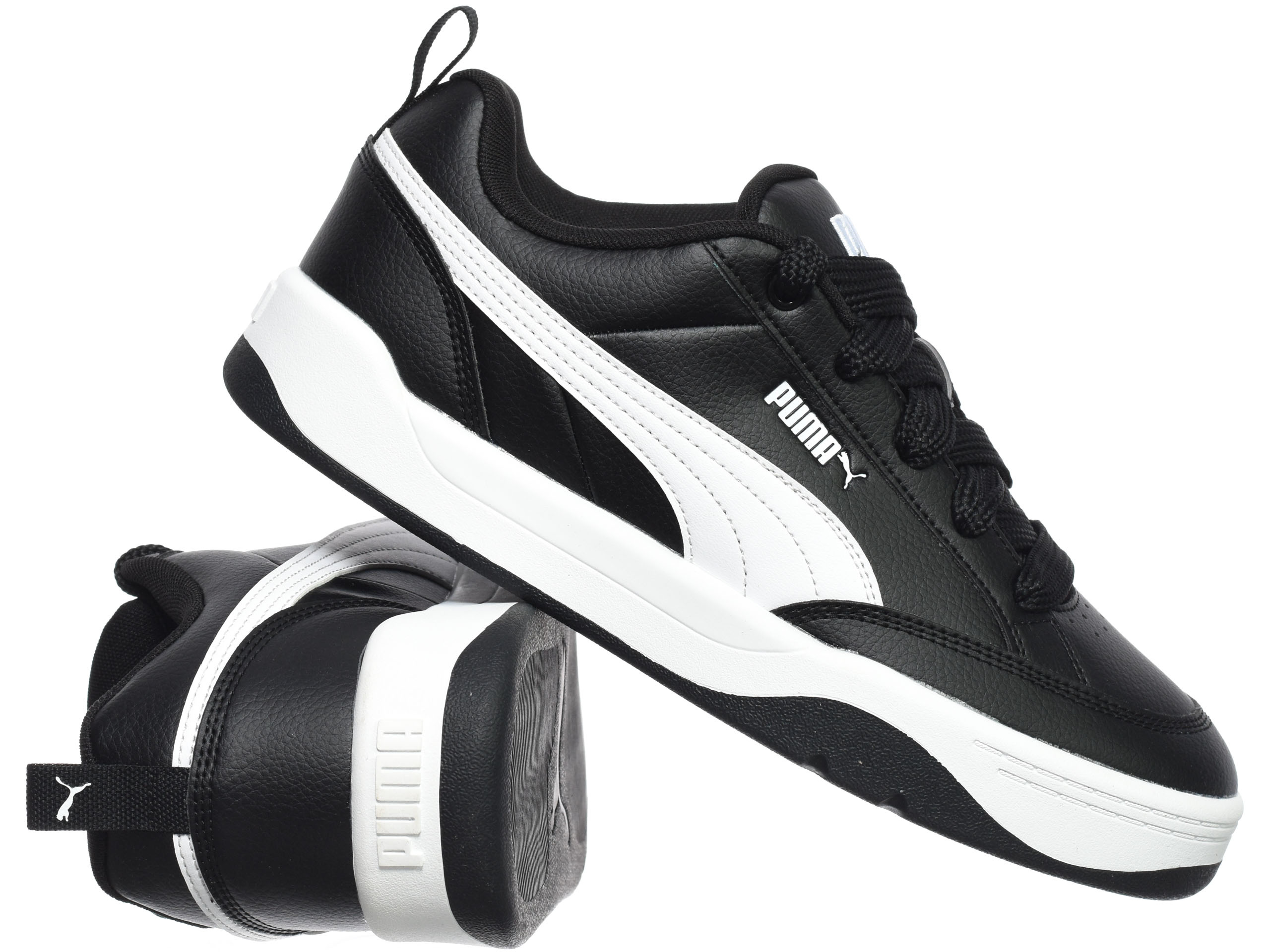 Puma Park Negro Blanco 395084 03