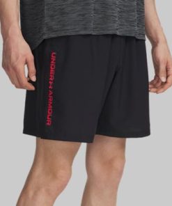 Short UA Negro Rojo 1383356 007