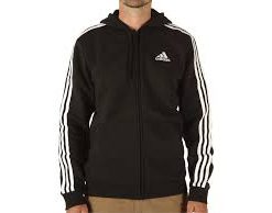 Campera con cierre AD Negro GK9051