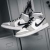 JD 1 Mid Negro Gris 554724 078